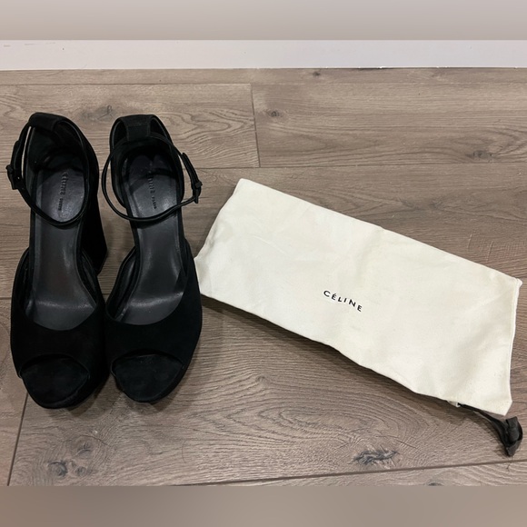 Celine black block platform heels Sz.38 - Picture 11 of 11